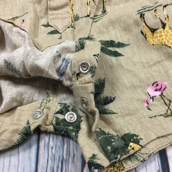 Old Navy Boys 0-3 Month Set of 2 Shorts Romper - Picture 6 of 8